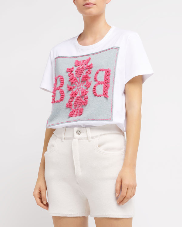 Barrie Short Denim En Cachemire Et Coton