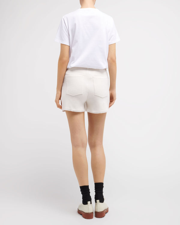 Barrie Short Denim En Cachemire Et Coton
