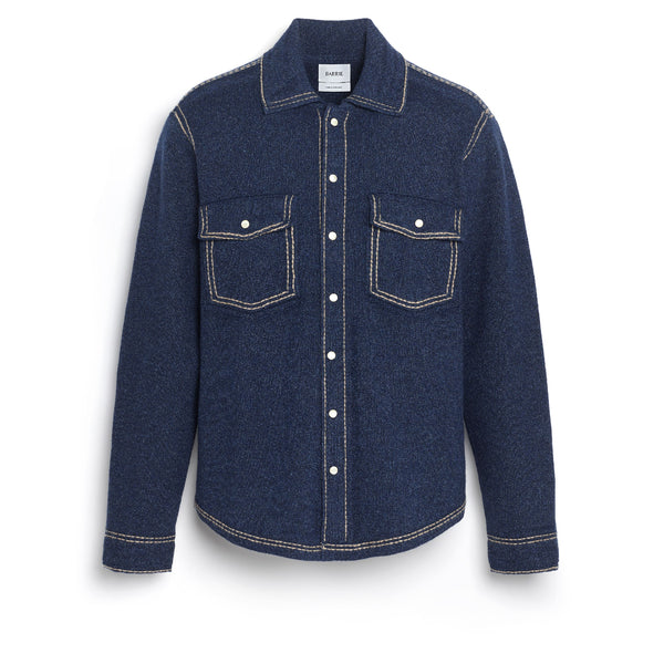 barrie Surchemise Denim en cachemire et coton