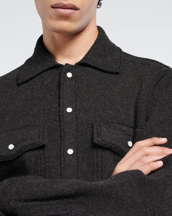 Barrie Surchemise Denim En Cachemire Et Coton