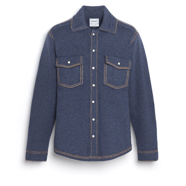 barrie Surchemise Denim en cachemire et coton