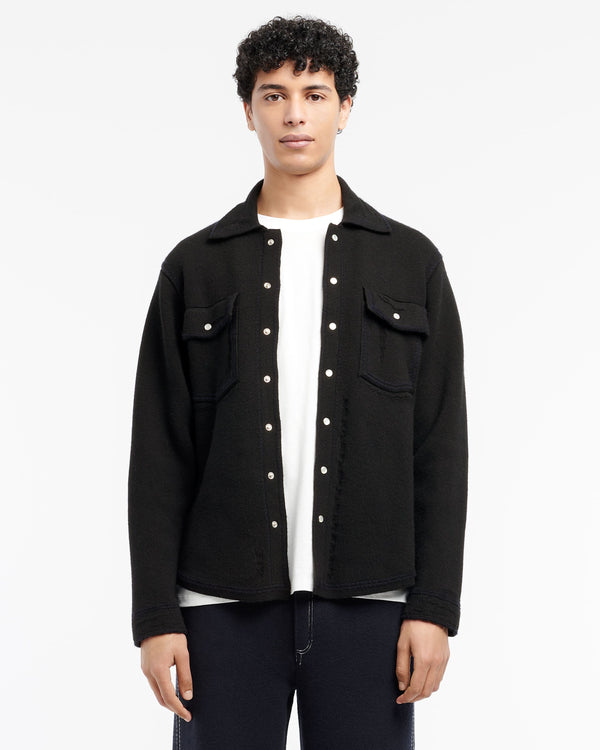 Barrie Surchemise Denim En Cachemire Et Coton