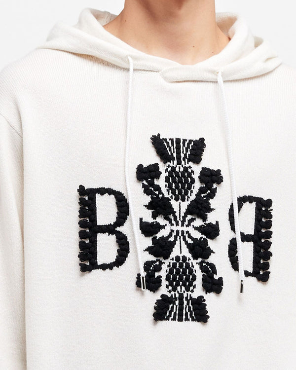 Barrie Sweat à Capuche Logo Barrie 3D En Cachemire