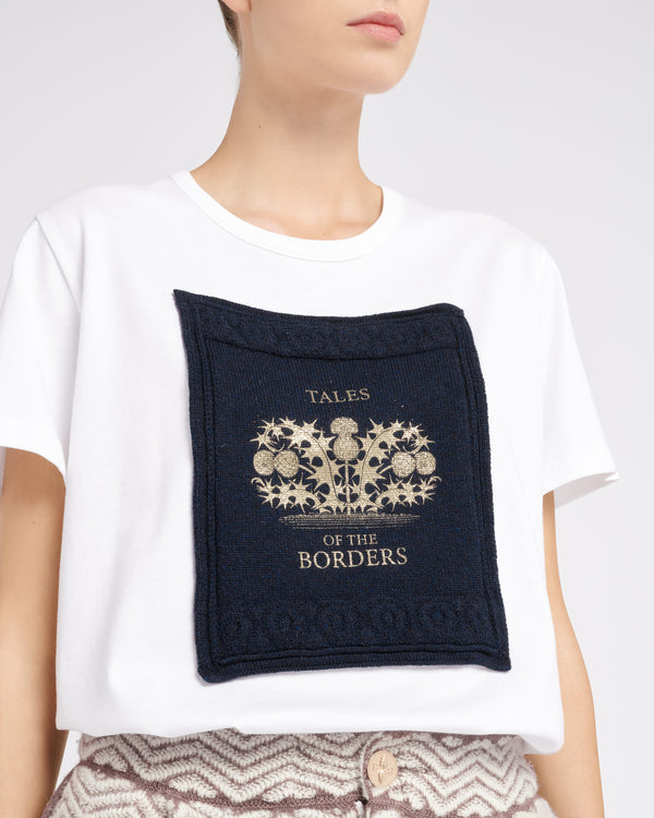 Barrie T-Shirt Avec Patch En Cachemire Imprimé