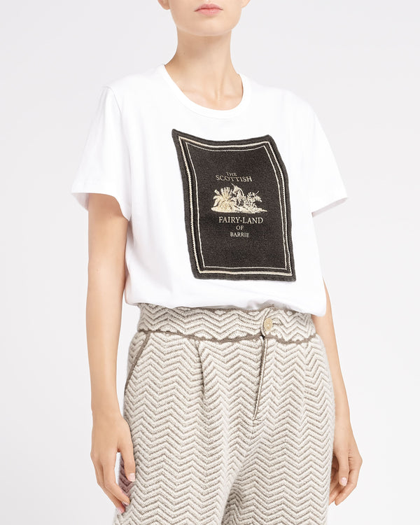 Barrie T-Shirt Avec Patch En Cachemire Imprimé