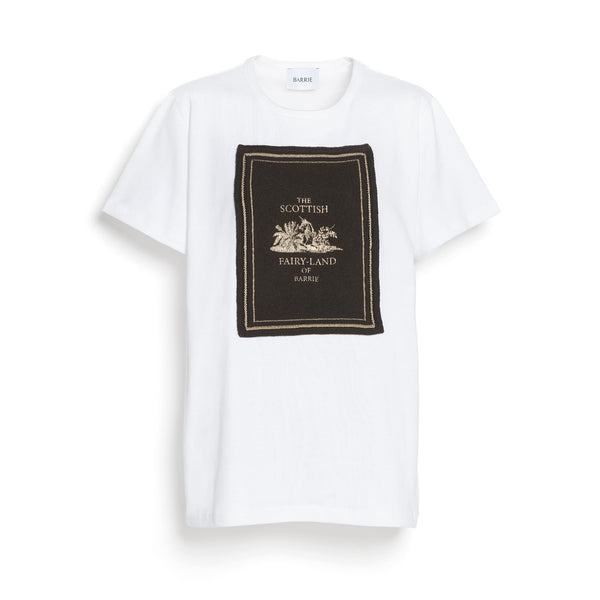 barrie T-Shirt avec patch en cachemire imprimé