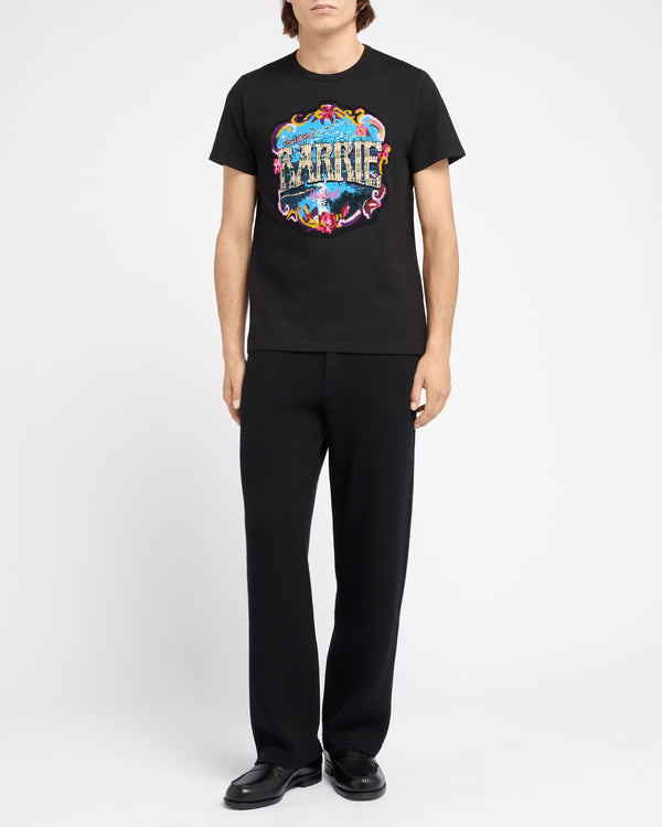 Barrie T-Shirt Avec Patch Greetings En Cachemire