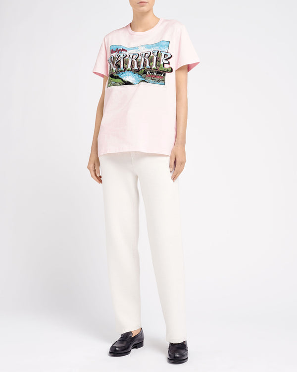 Barrie T-Shirt Avec Patch Greetings En Cachemire