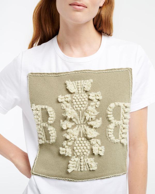 Barrie T-Shirt Avec Patch Logo B En Cachemire