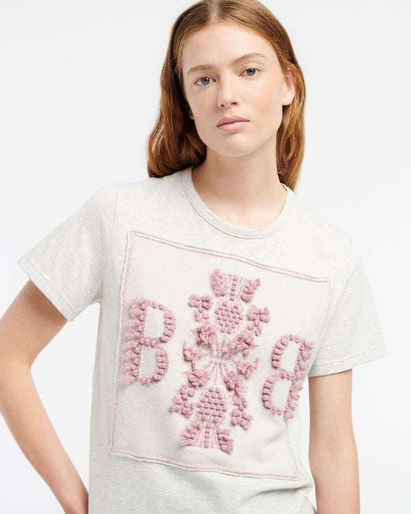 Barrie T-Shirt Avec Patch Logo B En Cachemire