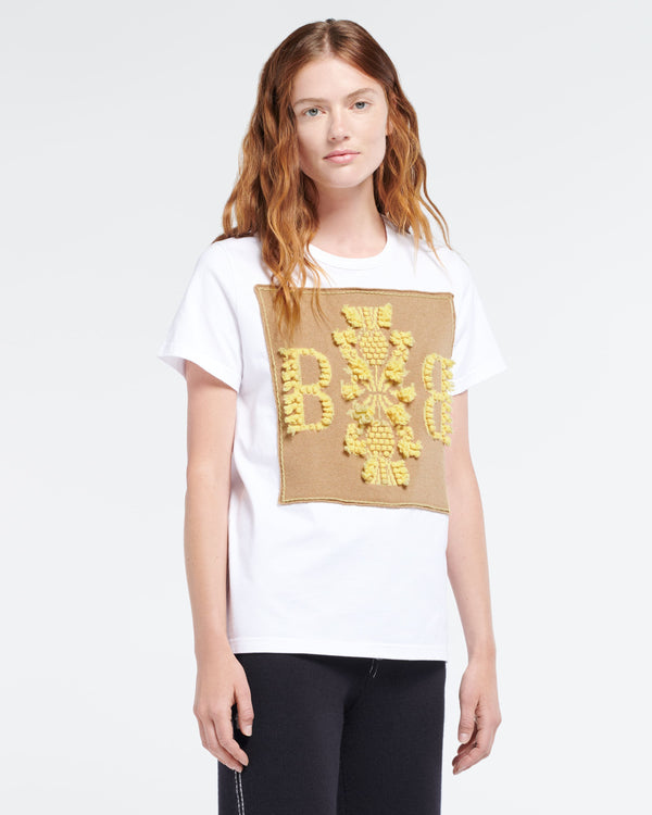 Barrie T-Shirt Avec Patch Logo B En Cachemire