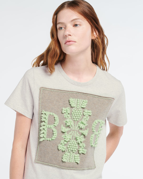 Barrie T-Shirt Avec Patch Logo B En Cachemire