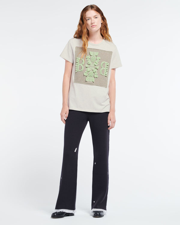 Barrie T-Shirt Avec Patch Logo B En Cachemire