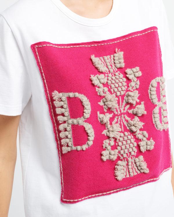 Barrie T-Shirt Avec Patch Logo B En Cachemire