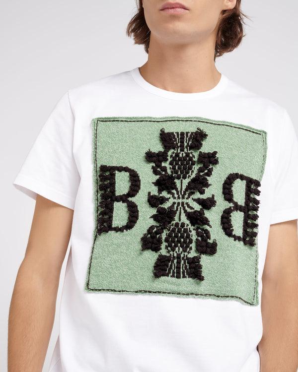 Barrie T-Shirt Avec Patch Logo B En Cachemire