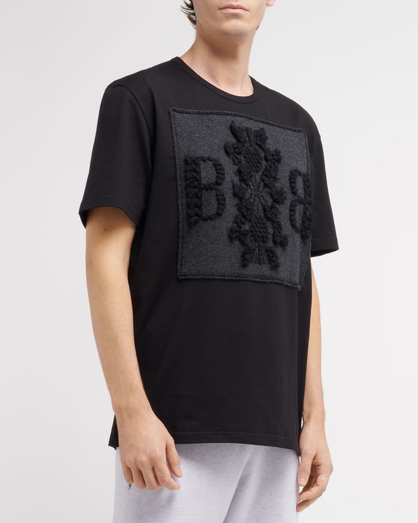 Barrie T-Shirt Avec Patch Logo B En Cachemire