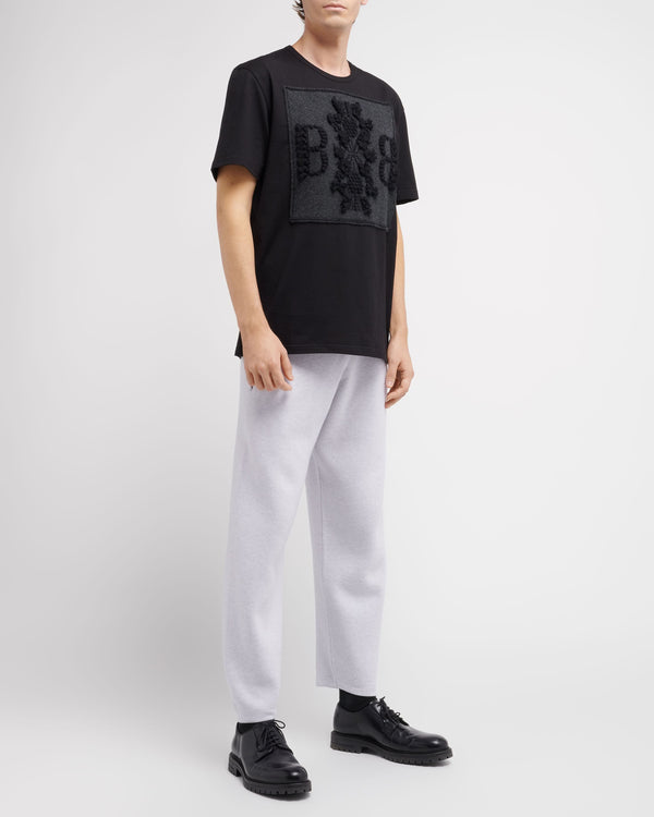 Barrie T-Shirt Avec Patch Logo B En Cachemire