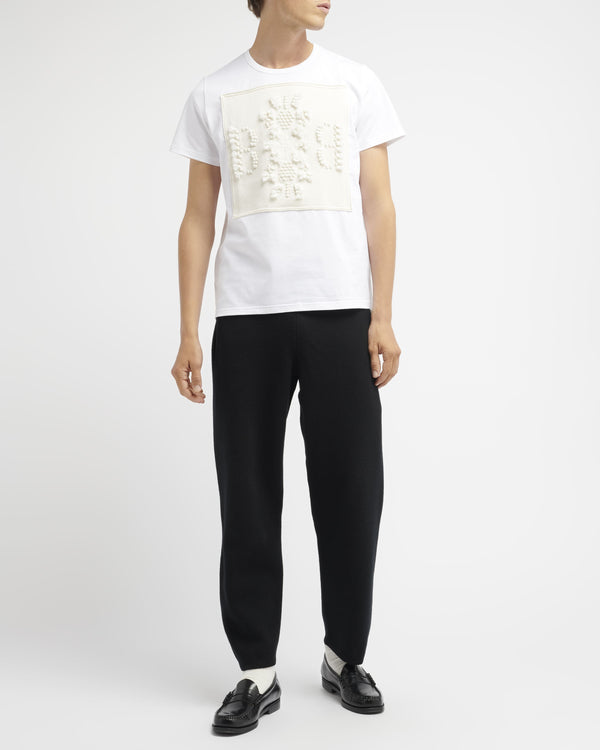 Barrie T-Shirt Avec Patch Logo B En Cachemire