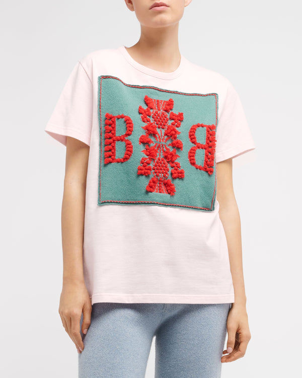 Barrie T-Shirt Avec Patch Logo B En Cachemire