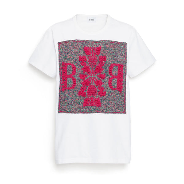 Barrie T-Shirt Avec Patch Logo B En Cachemire