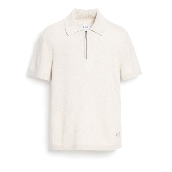 barrie Top B Label à col zippé en cachemire