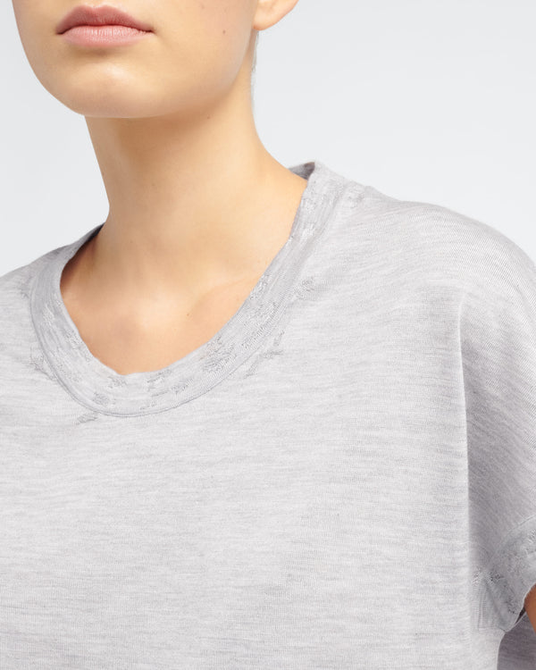 Barrie Top Col Rond En Cachemire Extra Fin