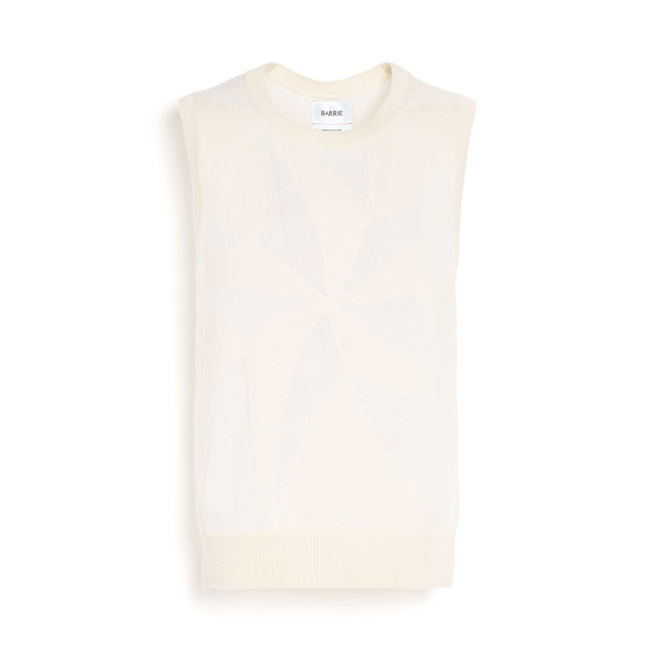 barrie Top en cachemire ultra fin et coton