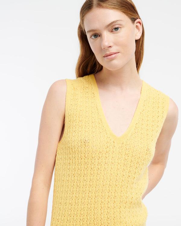 Barrie Top En Dentelle Cachemire