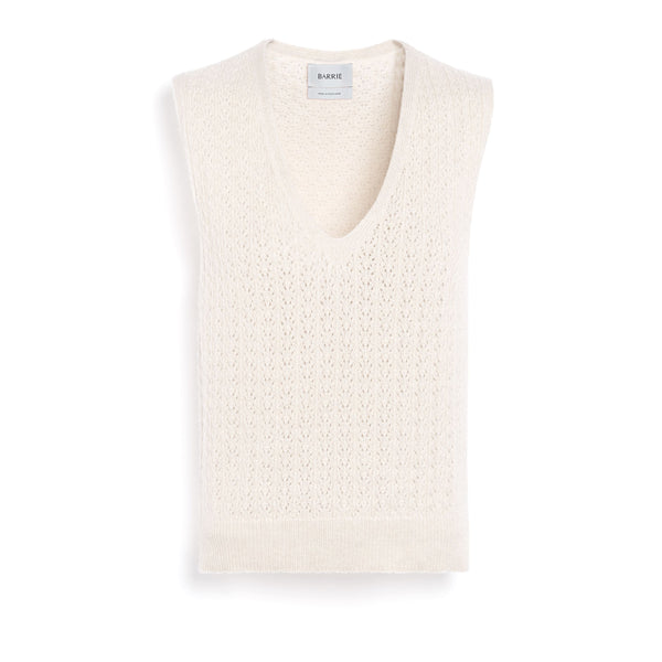 Barrie Top En Dentelle Cachemire