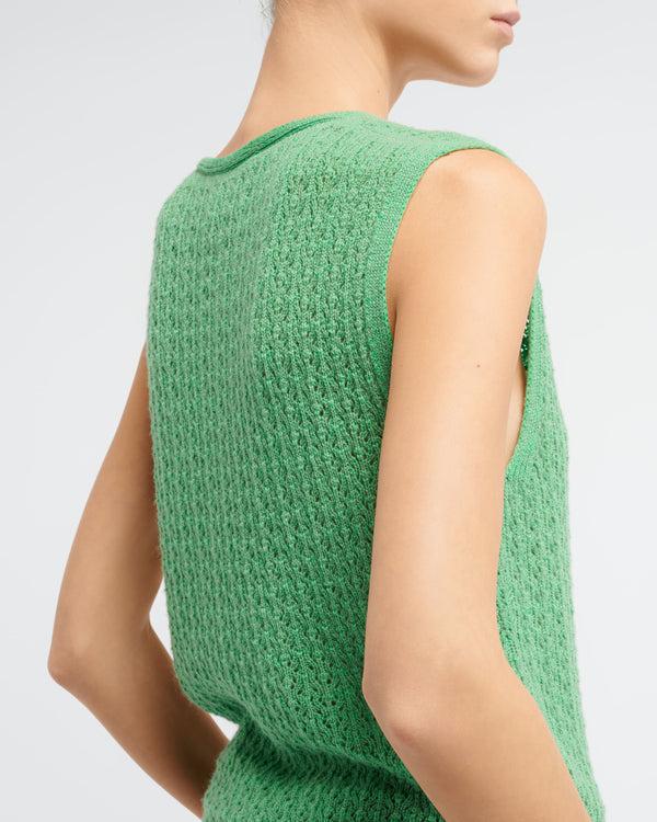 Barrie Top En Dentelle Cachemire