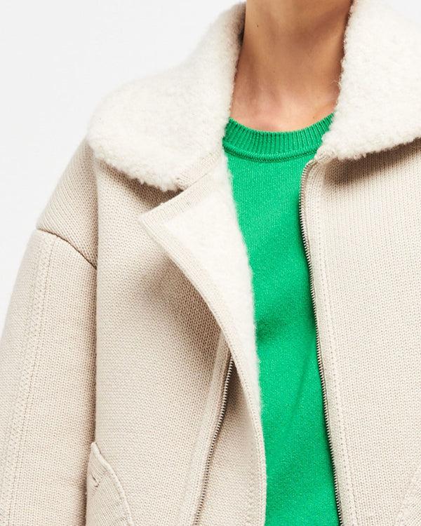 Barrie Veste Bombardier En Cachemire Et Alpaga