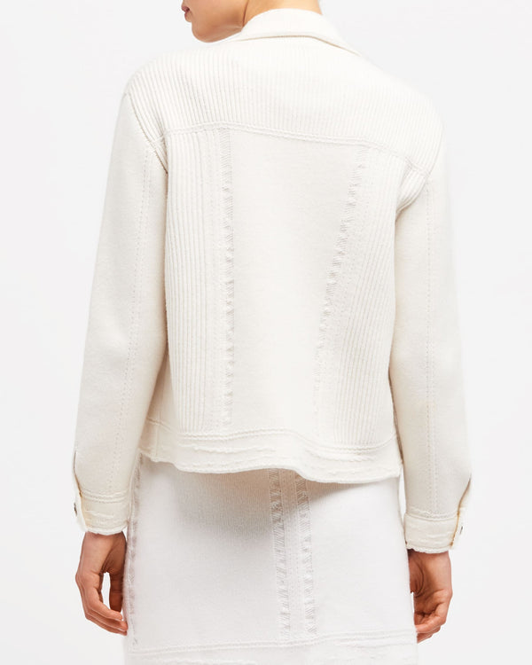 Barrie Veste Denim Ajustée En Cachemire Et Coton