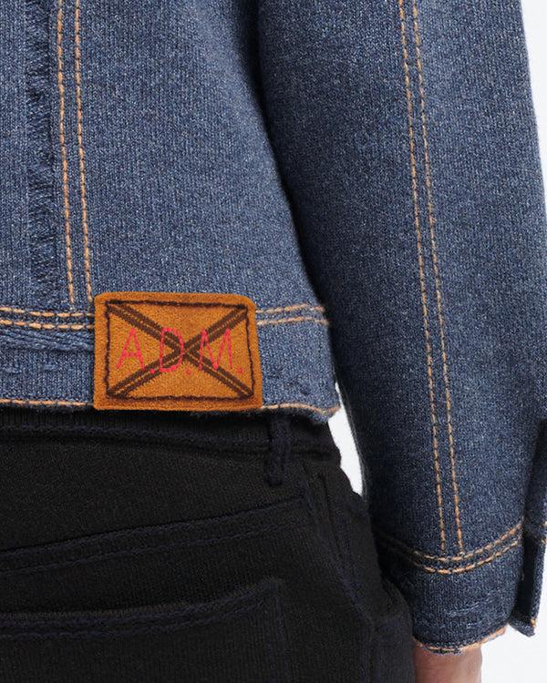 barrie Veste Denim ajustée en cachemire et coton