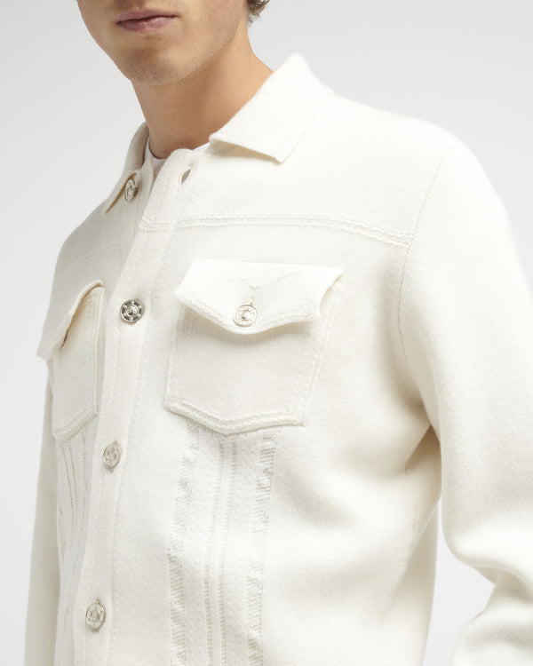 Barrie Veste Denim Ajustée En Cachemire Et Coton