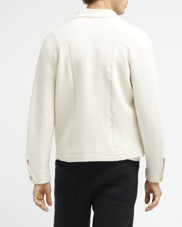 Barrie Veste Denim Ajustée En Cachemire Et Coton