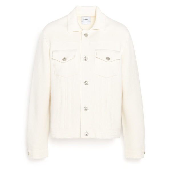 barrie Veste Denim ajustée en cachemire et coton