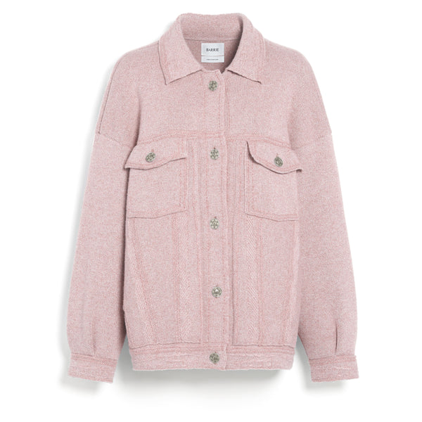 Barrie Veste Denim Oversize En Cachemire Et Coton