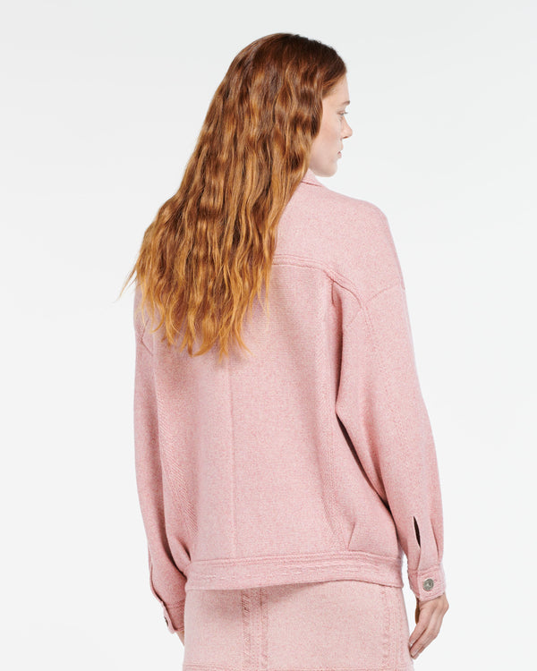 Barrie Veste Denim Oversize En Cachemire Et Coton