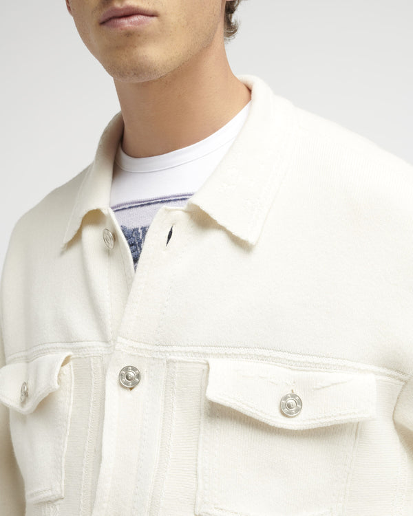 Barrie Veste Denim Oversize En Cachemire Et Coton