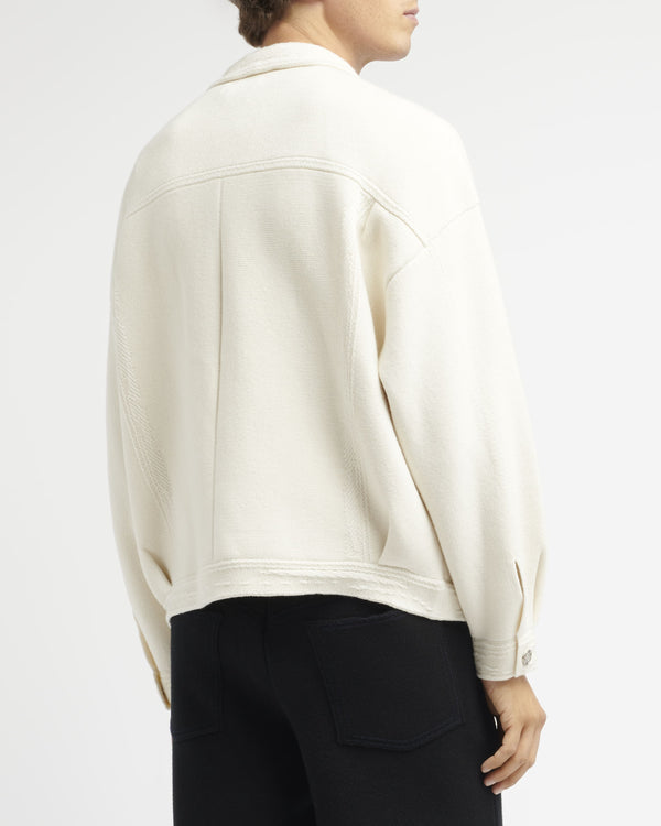 Barrie Veste Denim Oversize En Cachemire Et Coton