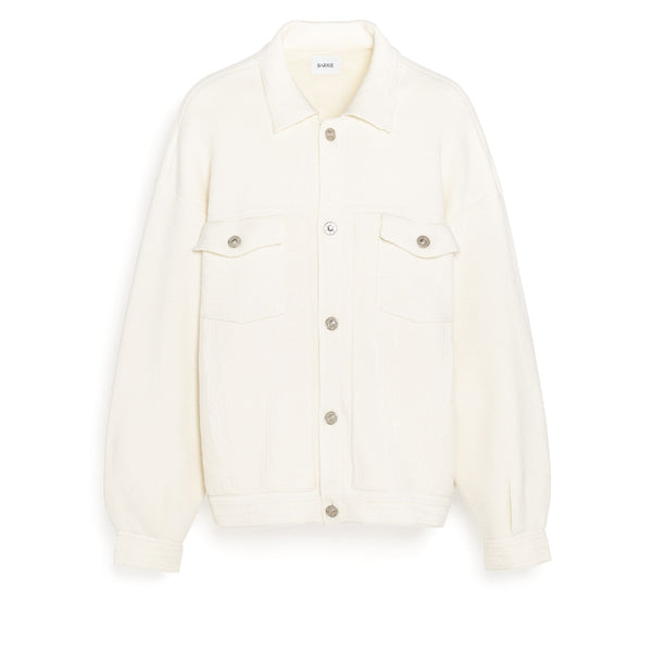 barrie Veste Denim oversize en cachemire et coton