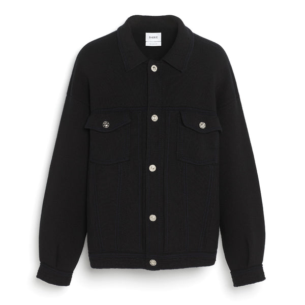 barrie Veste Denim oversize en cachemire et coton