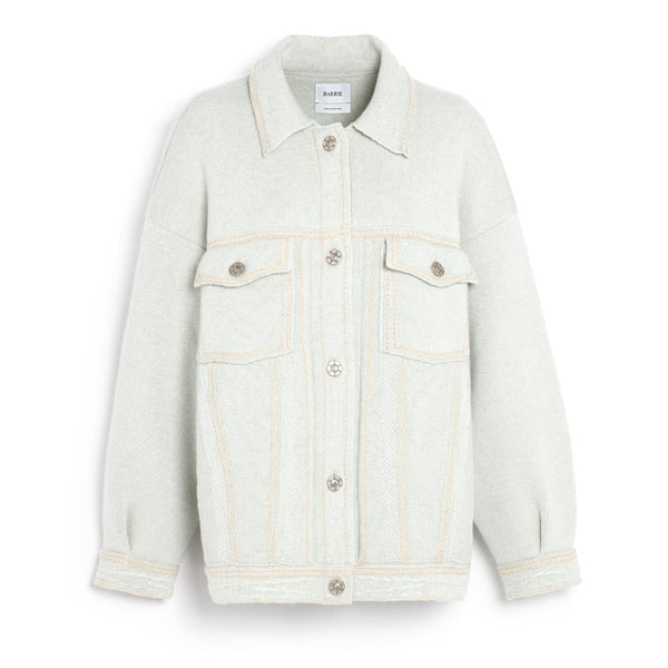 Barrie Veste Denim Oversize En Cachemire Et Coton