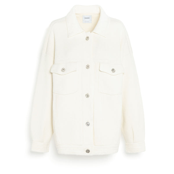 Barrie Veste Denim Oversize En Cachemire Et Coton