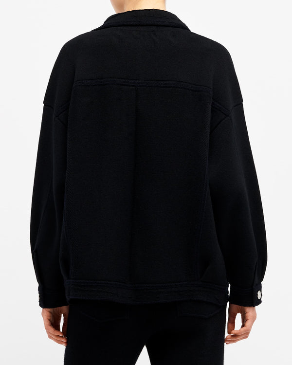 Barrie Veste Denim Oversize En Cachemire Et Coton