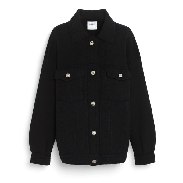 barrie Veste Denim oversize en cachemire et coton