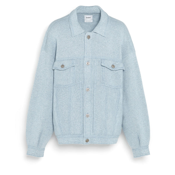 barrie Veste Denim oversize en cachemire et coton