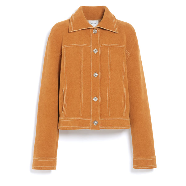 barrie Veste effet suède en cachemire et coton
