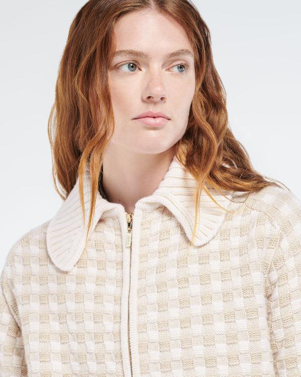 Barrie Veste En Cachemire à Motif Vichy