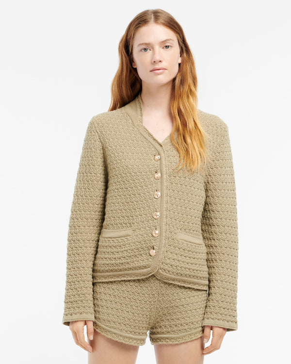 Barrie Veste En Tweed De Cachemire